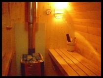 Innenraum Sauna